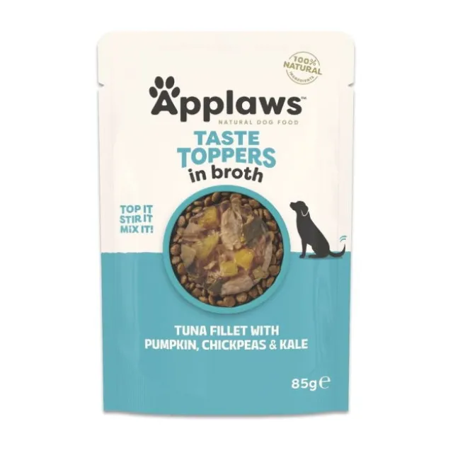 Applaws Taste Toppers tuna fillet with pumpkin, chickpeas & kale in broth pouch