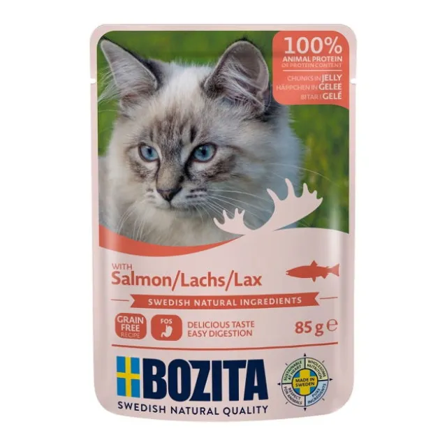 Bozita Cat Salmon Chunks in Jelly 85g
