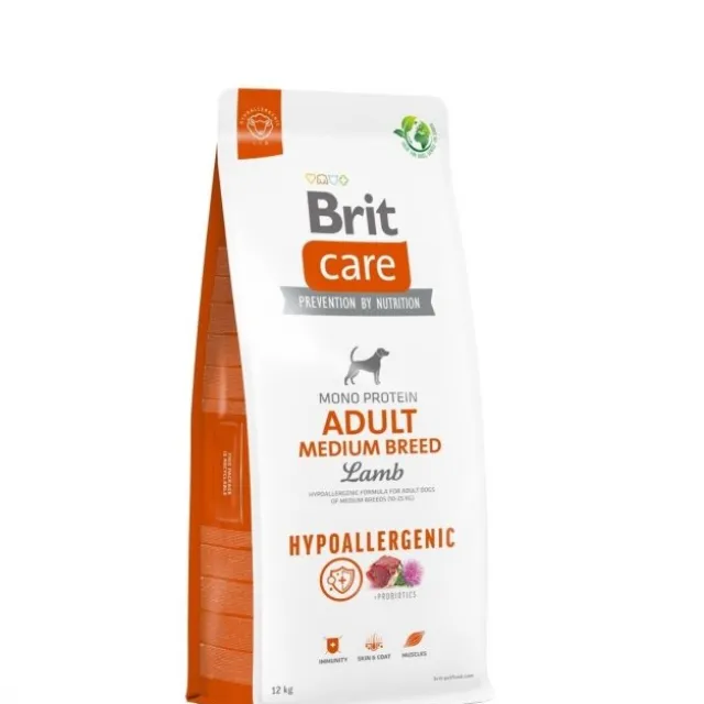 Brit Care Dog Adult Medium Breed Hypoallergenic Lamb
