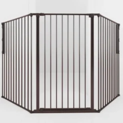 DogSpace Rocky Utdragbar Hundegrind Sort 90-221x104,5 cm