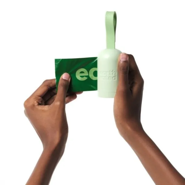 Earth Rated Hundeposeholder med 15 stk Uparfymerte Hundeposer