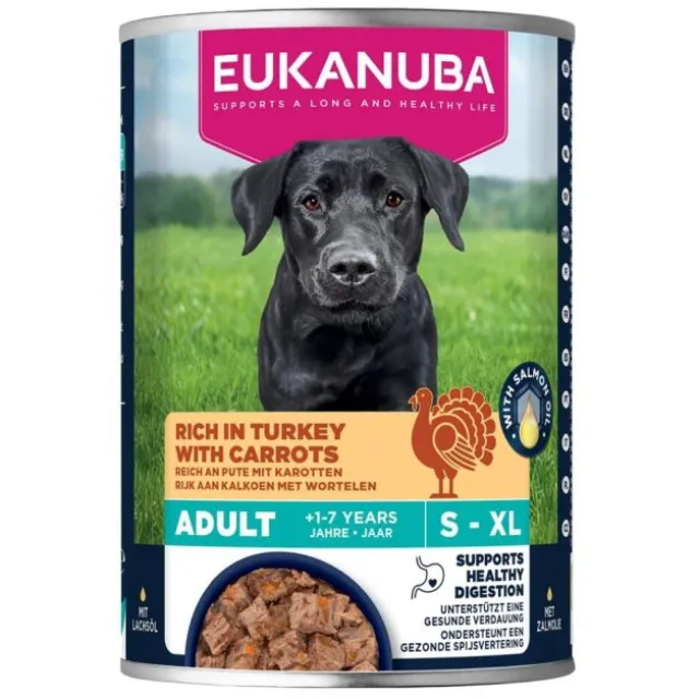 Eukanuba Dog Wet Adult Turkey with Carrots 400g