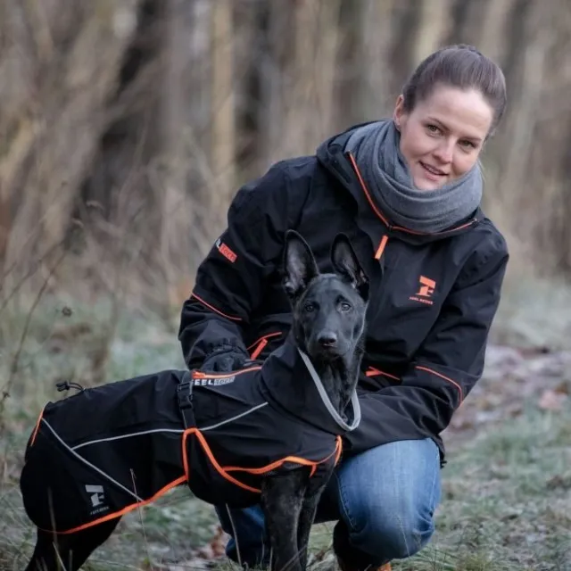 Feel Active Feel Tech Sportsjakke Sort/Orange