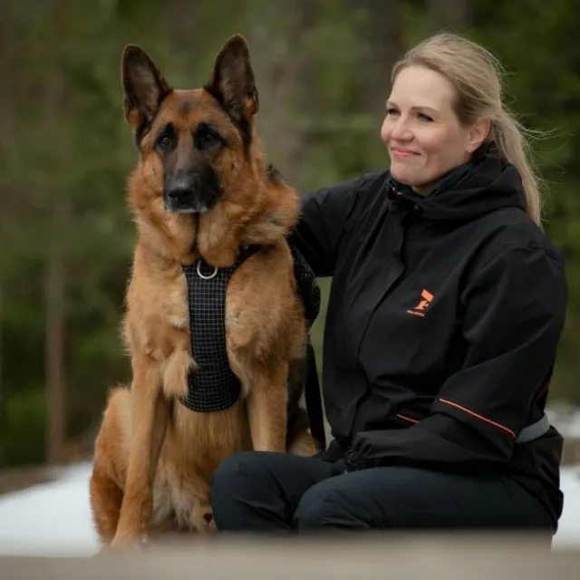 Feel Active Trekbag Hundesele Ryggsekk, Svart