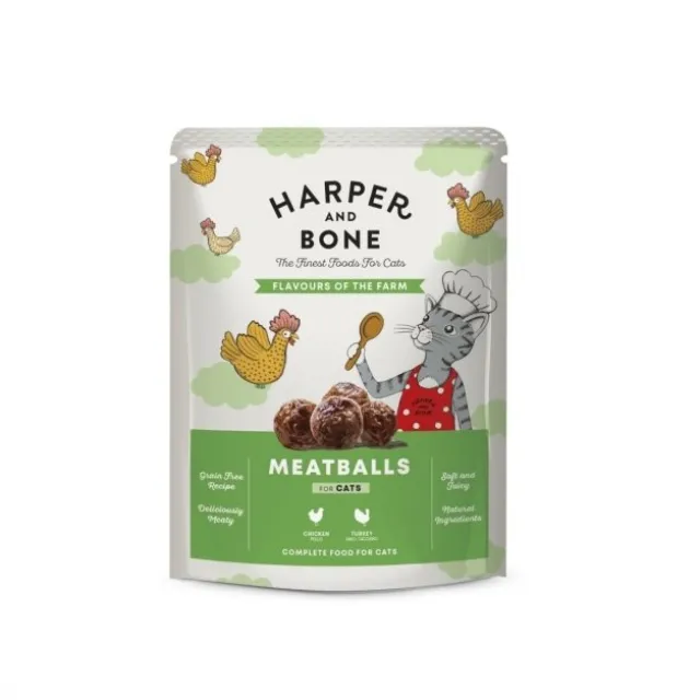Harper and Bone Cat Pouch Adult Flavours Farm 85g