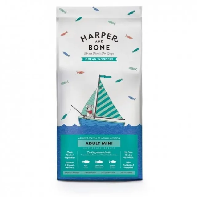 Harper and Bone Dog Adult Mini Ocean Wonders tørrfôr