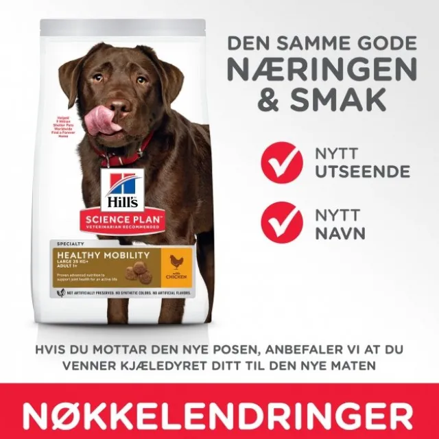 Hill's Science Plan Dog Adult Healthy Mobility Large Breed Chicken 14 kg