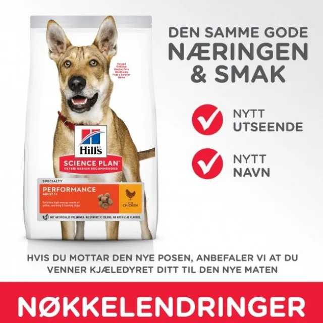Hill's Science Plan Dog Adult Performance Chicken 14 kg