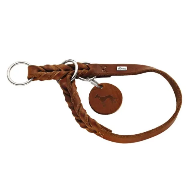 Hunter Solid Education Halsbånd Brown