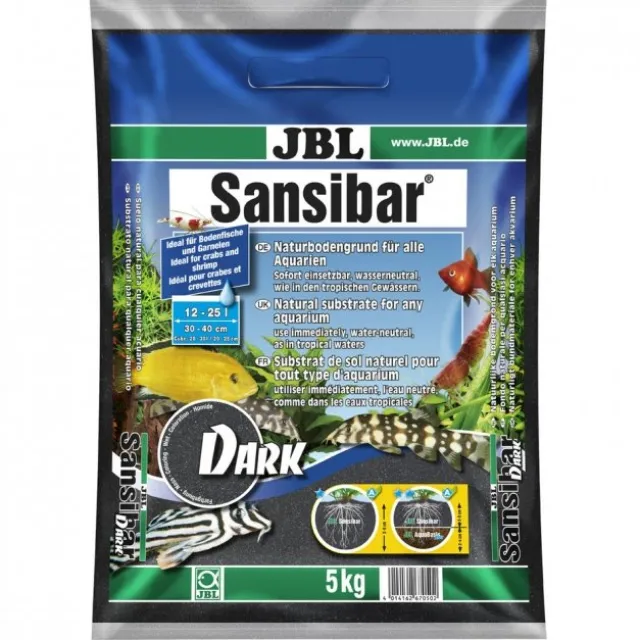 JBL Sansibar Akvariesant Svart 5 kg