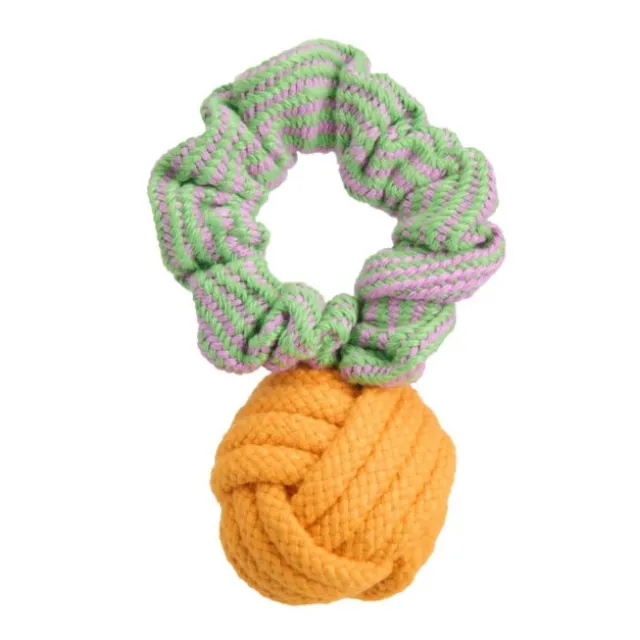 Little&Bigger Juicy Vibes recy rope ball with bungee handle