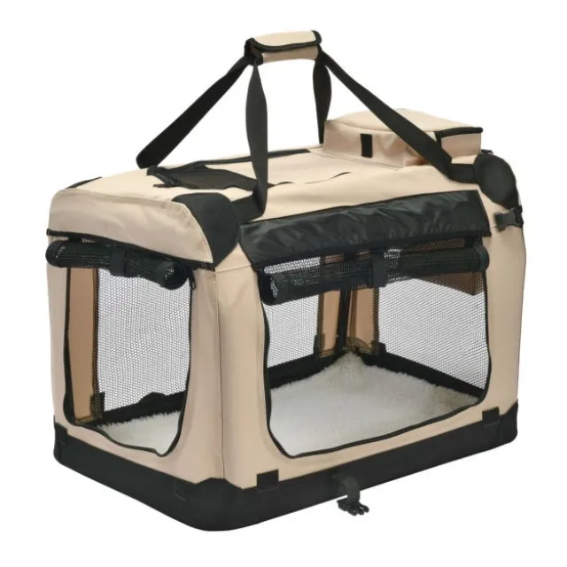Little&Bigger SoftKennel Hundebur Nylon Beige