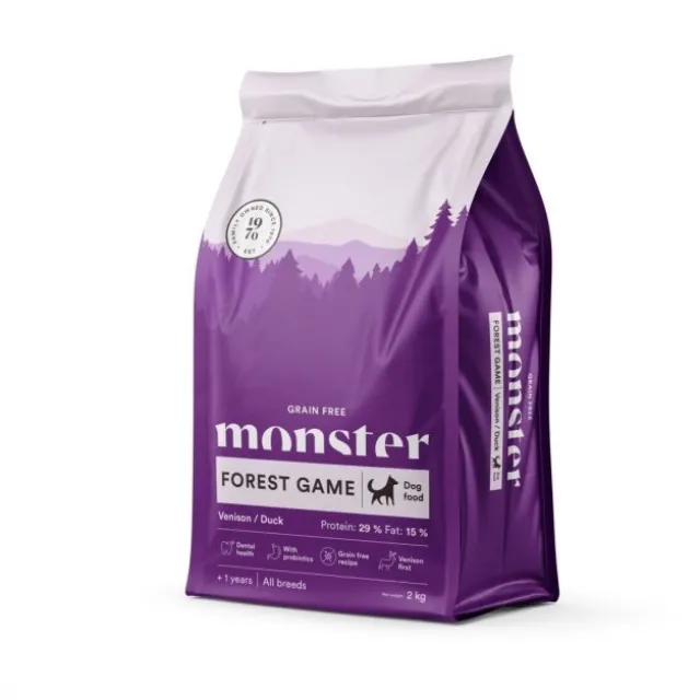Monster Dog Grain free Forestgame All Breed Hjort & And