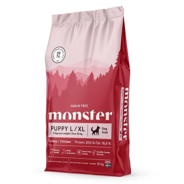 Monster Puppy Grain Free Large & XL Kalkun & Kylling