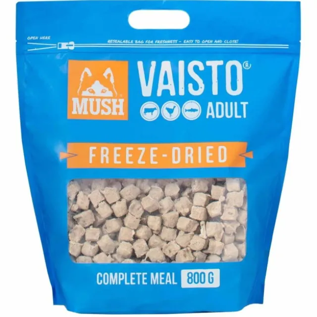 MUSH Vaisto Dog Adult Frysetørket Storfe, Kalkun & Laks