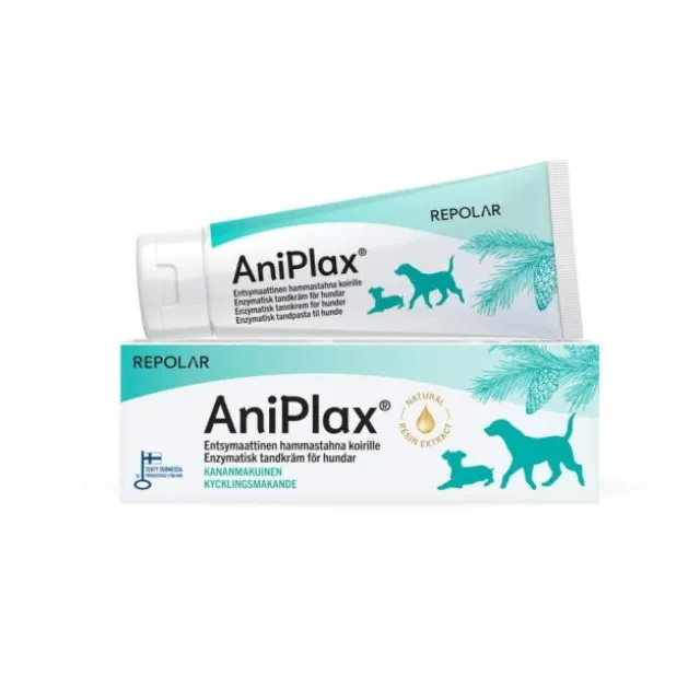 Repolar AniPlax tannkrem for hunder 75 ml