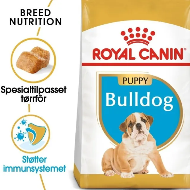 Royal Canin Bulldog Puppy tørrfôr til hundevalp