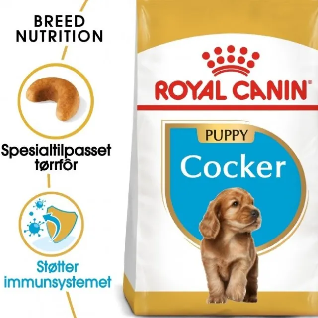 Royal Canin Cocker Puppy tørrfôr til hundvalp