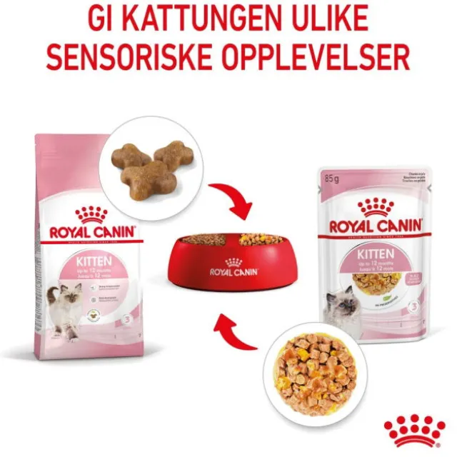 Royal Canin Kitten Jelly våtfôr til kattunge 12x85g