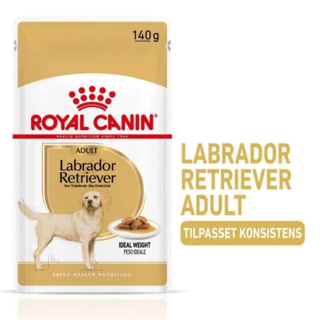 Royal Canin Labrador Retriever Adult Gravy våtfôr til hund 10x140g