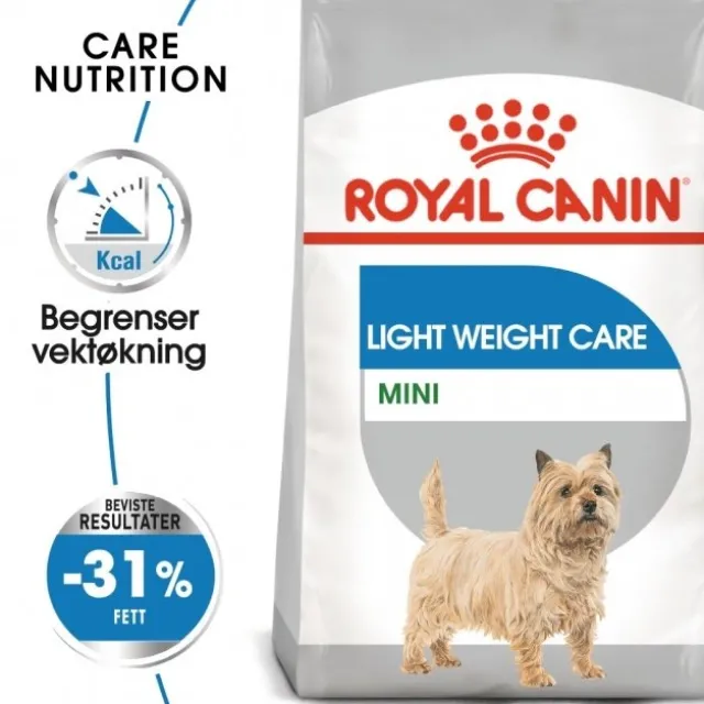 Royal Canin Light Weight Care Mini Adult tørrfôr til hund