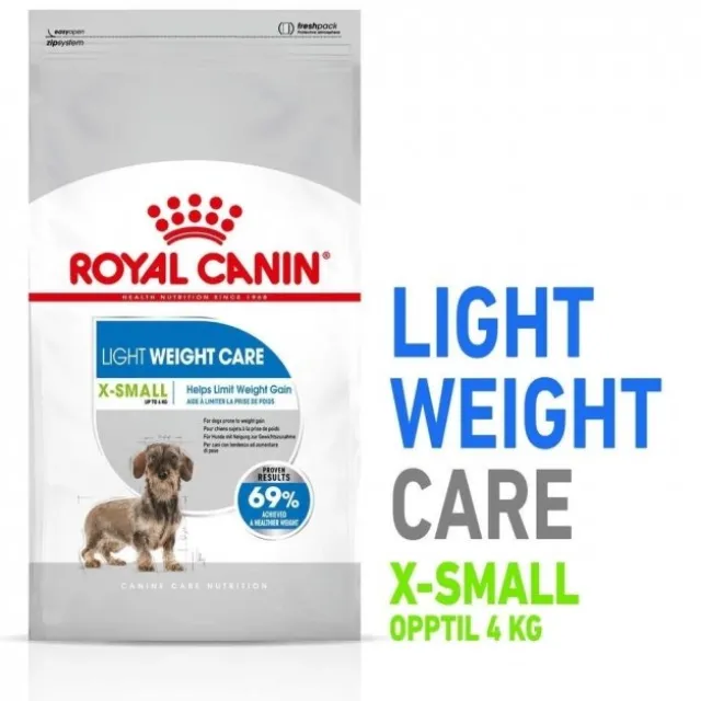 Royal Canin Light Weight Care X-small Adult tørrfôr til hund 1,5kg