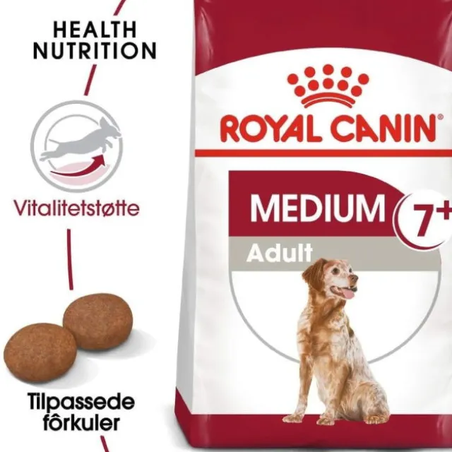 Royal Canin Medium Adult 7+ tørrfôr til hund