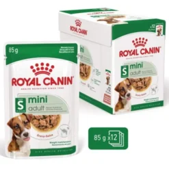 Royal Canin Mini Adult Gravy våtfôr til hund 12x85g