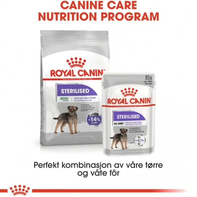 Royal Canin Sterilised Mini Adult tørrfôr til hund