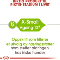 Royal Canin X-small Ageing 12+ tørrfôr til hund
