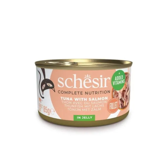 Schesir C&B Tunfisk og Laks i Gele 85g
