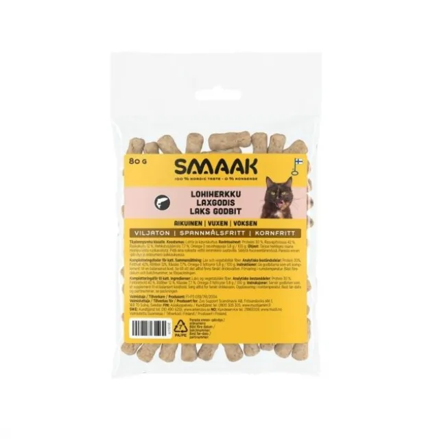 SMAAK Cat Adult Salmon Treat, 80 g