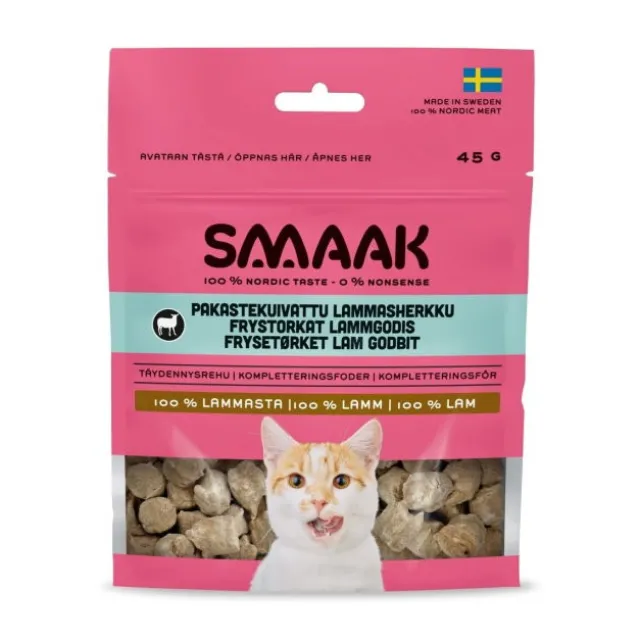 SMAAK Cat Frysetørkede Godbiter Lam 45 g