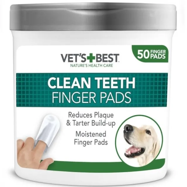 Vet' s Best Clean Teeth Finger Pads, 50 stk